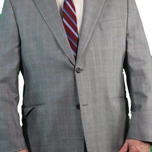 Ralph Lauren Grey Plain Sport Coat Size 44 Regular